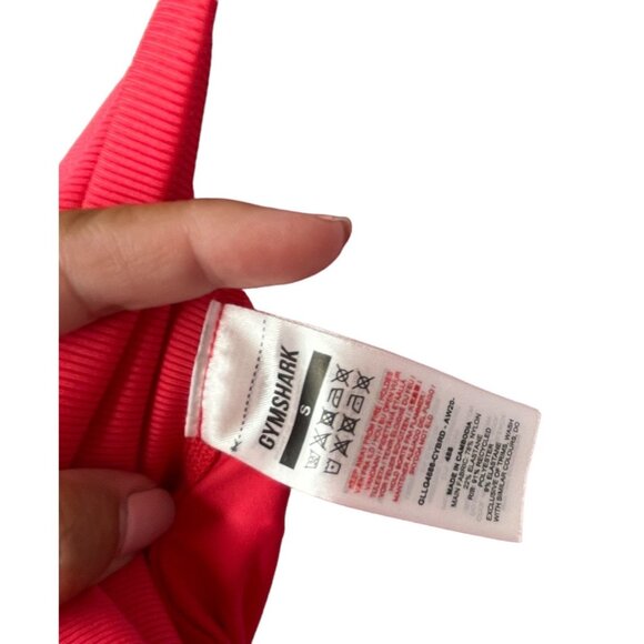 Whitney Simmons Gymshark Coral pink Legging & Sports Bra Set With Gold Ring Bac - Picture 8 of 9